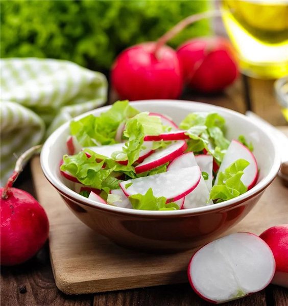 Bouquet de radis-lateral