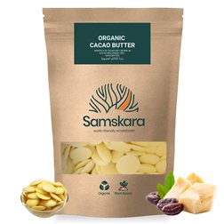 Manteca de Cacao en Obleas | Cruda Raw | De Cultiva Ecológica | Vegana | 100% Natural y Pura | Samskara