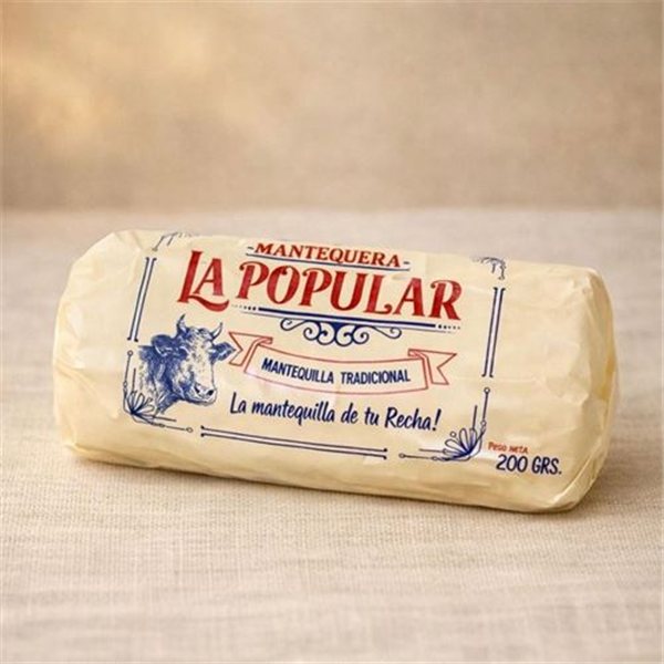 Mantequilla de vaca, La Popular-lateral