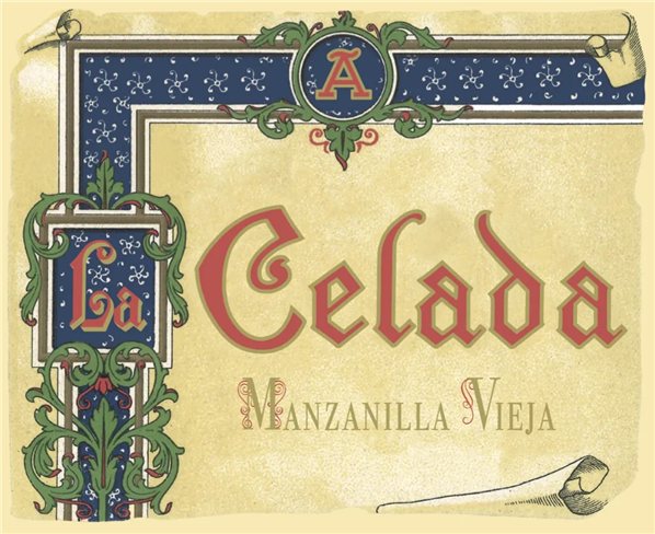 Manzanilla Vieja Celada Sucesores de G de Angulo-detalle