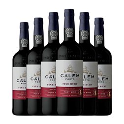 Marie Brizard Cálem Porto Ruby 75 cl Vino Generoso Fortificado (Caja de 6 unidades)