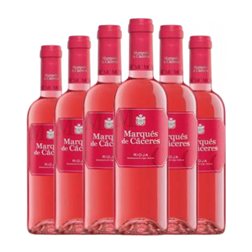 Marqués de Cáceres Rioja Botellín Tercio 35 cl Vino Rosado (Caja de 6 unidades)