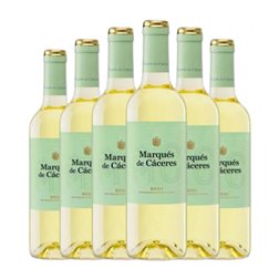 Marqués de Cáceres Verdejo Rueda Botellín Tercio 35 cl Vino Blanco (Caja de 6 unidades)