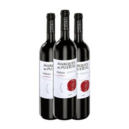 Marqués del Puerto Rioja Crianza Botella Magnum 1,5 L Vino Tinto (Caja de 3 unidades)