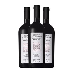 Masca del Tacco Antico Ceppo Primitivo di Manduria Oak Cask — Barrica de Roble Barrel Aged — Envejecido en Barrica 75 cl Vino Tinto (Caja de 3 unidades)