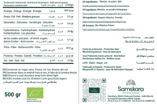 Matcha en Polvo BIO - 100g-detalle