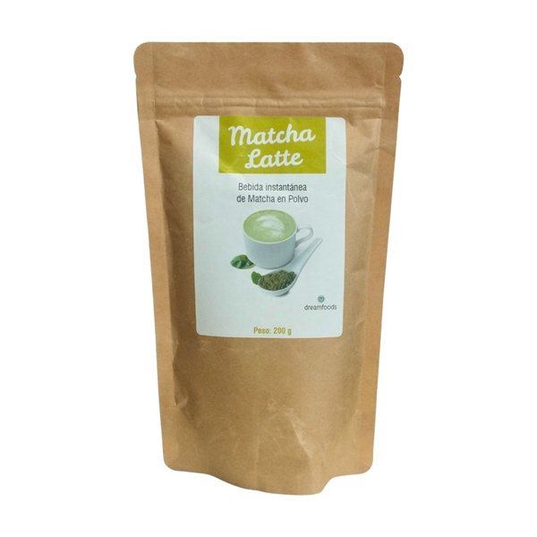 Matcha Latte Bio 200g Dream Foods-lateral