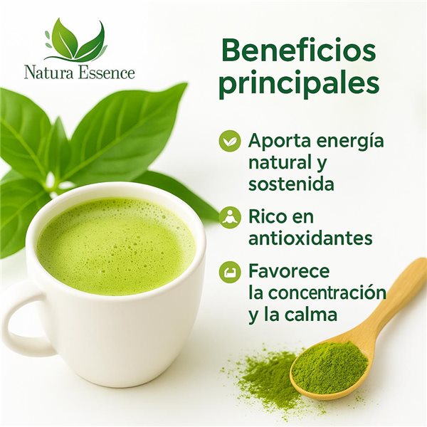 Matcha Latte ECO 100g – Té Matcha Premium con Avena y Coco Ecológicos-detalle