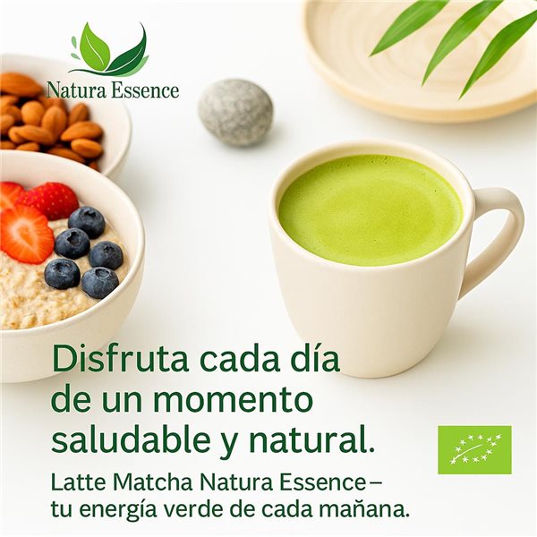 Matcha Latte ECO 100g - Premium Matcha Tea with Organic Oats and Coconut-izquierda