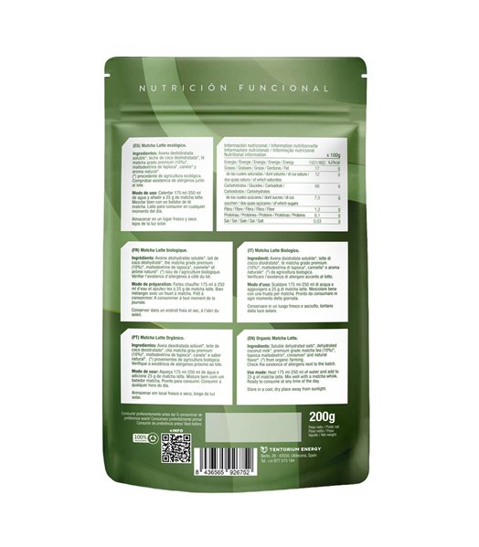 Matcha latte écologique déshydraté 200g-detalle