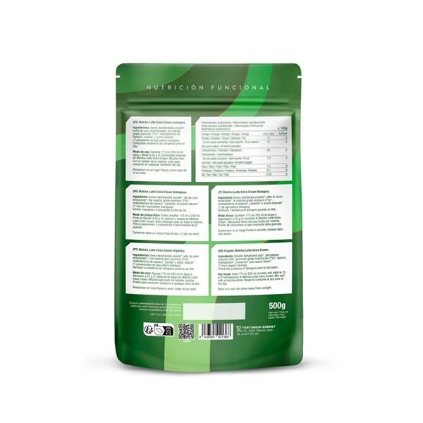 Matcha Latte Extra Cream Bio 500g-detalle