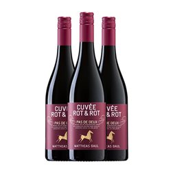 Matthias Gaul Pas de Deux Merlot Trocken — Seco Pfälz Cuvée 75 cl Vino Tinto (Caja de 3 unidades)