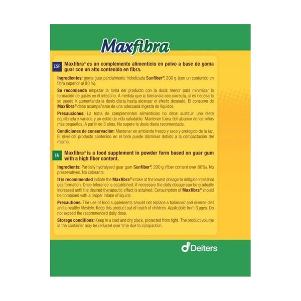 Maxfibra en polvo 200g Deiters-lateral