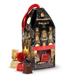 MAXIM'S ESTUCHE CASA NAVIDAD SURT 16 BOMBON 176 GR