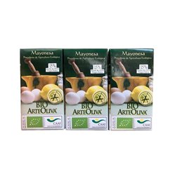 Mayonesa Bio Organic Arteoliva Pack 3 x 125ml