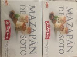 La traducción de "Mazapán de Soto" al francés es "Mazapan de Soto". El nombre "Mazapán" se utiliza de la misma manera en francés, ya que se refiere a un tipo de dulce.