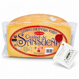 Half wheel of aged sheep's cheese Ciudad de Sansueña