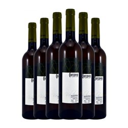 Megía Corcovo Airén Valdepeñas 75 cl Vino Blanco (Caja de 6 unidades)