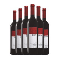 Megía Corcovo Tempranillo Valdepeñas Joven 75 cl Vino Tinto (Caja de 6 unidades)