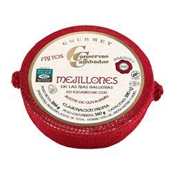 Mejillones de las rías gallegas en escabeche 16/20