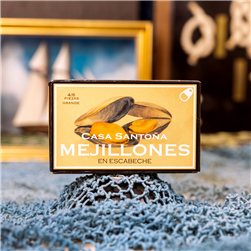 Eingelegte Miesmuscheln 4/6 - Dose
