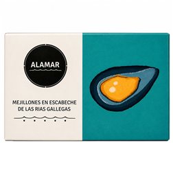Moules en Escabèche Alamar 4/6 de 125g