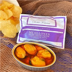 Mejillones en Escabeche Fritos en AOVE (7 / 10 piezas) 110g.