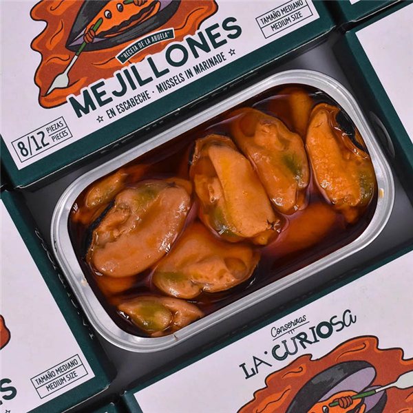 Mejillones en escabeche, La Curiosa-izquierda