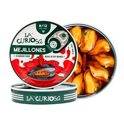Mejillones en escabeche picante 8/12 piezas