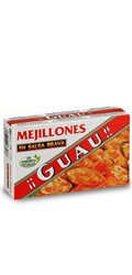 'Miesmuscheln in Brava-Sauce Guau'