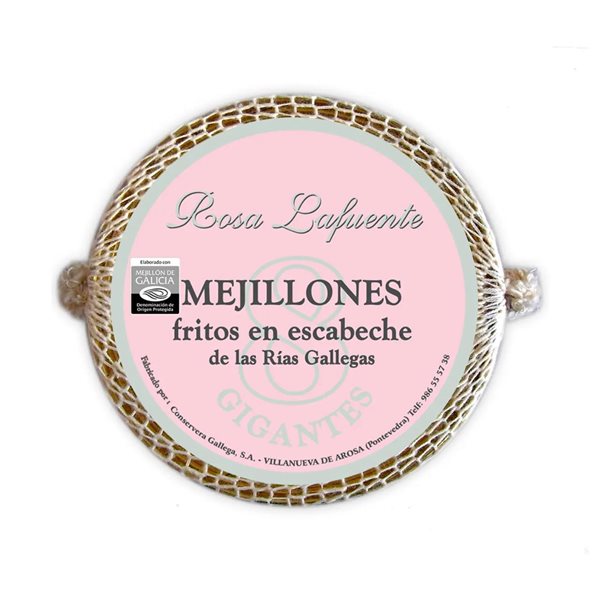 Moules frits en escabèche des Rías Gallegas 8 pièces Rosa Lafuente