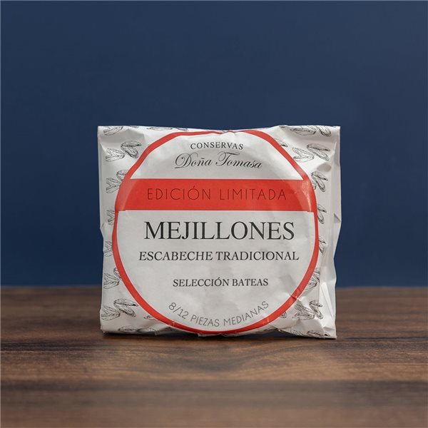 Mejillones en Escabeche Selección Bateas (8/ 12 piezas) 111g-detalle
