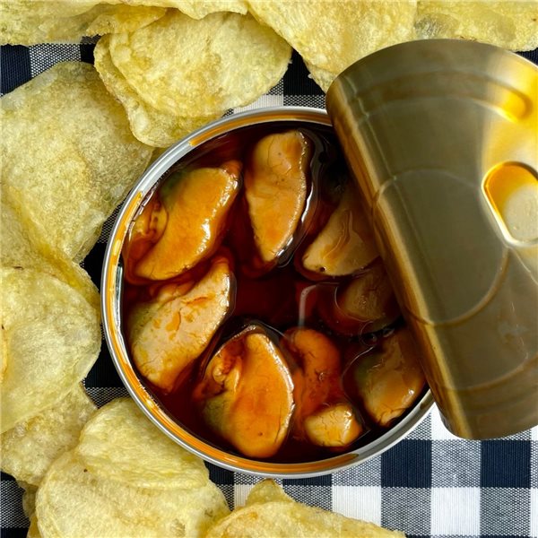 Mejillones en Escabeche Selección Bateas (8/ 12 piezas) 111g-trasera