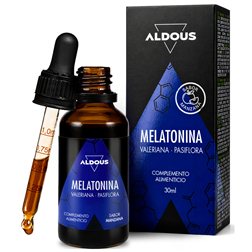 Melatonina Pura en Gotas 30 ml - Suplemento para Dormir, Sueño Profundo - Sin Azúcar - Aldous