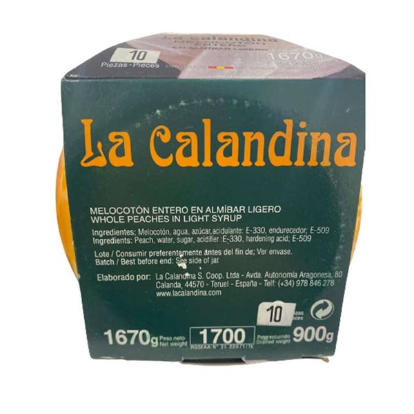 Pfirsiche in Sirup-detalle