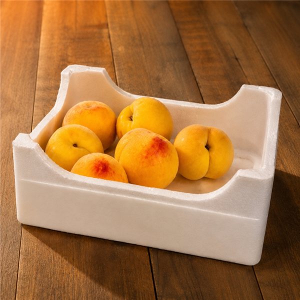 "Melocotones Amarillos" Caja de 2kg-lateral