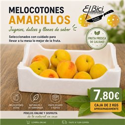 "Melocotones Amarillos" Caja de 2kg