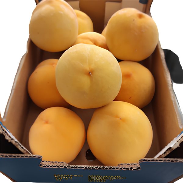 "Melocotones Amarillos" Caja de 2kg-trasera