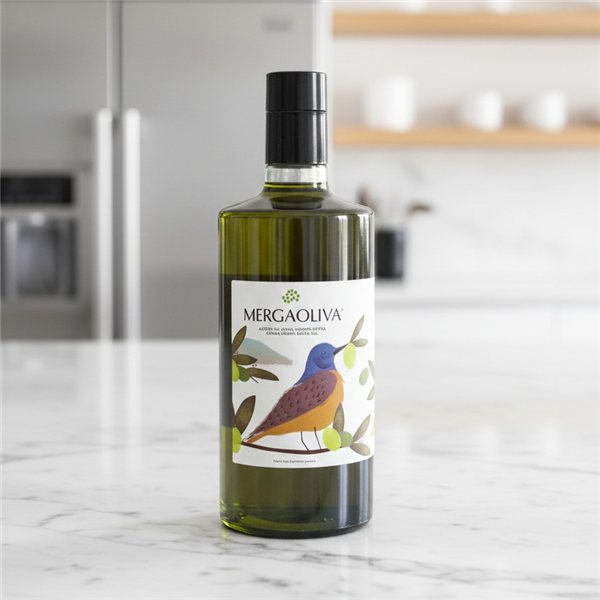 Mergaoliva Organic First Day Harvest Picual Olive Oil 700 ml-trasera