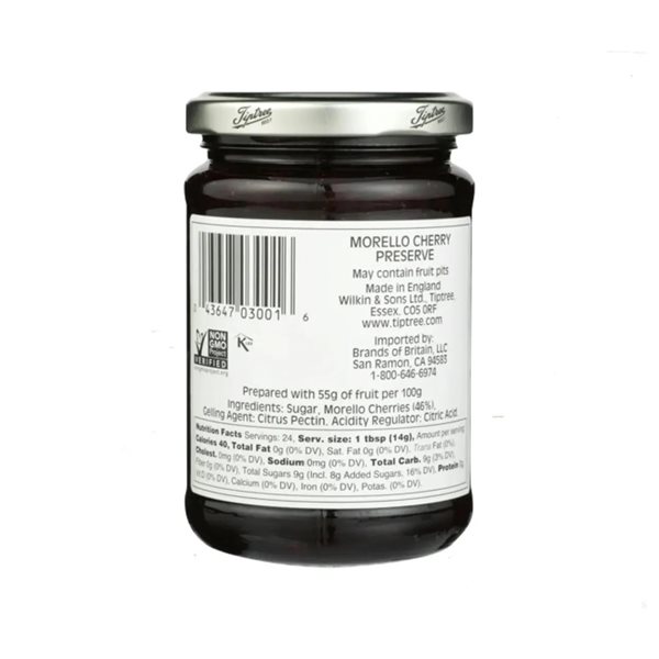 Confiture de cerises de Morello 340g Tiptree-detalle