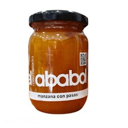 Mermelada de manzana con pasas