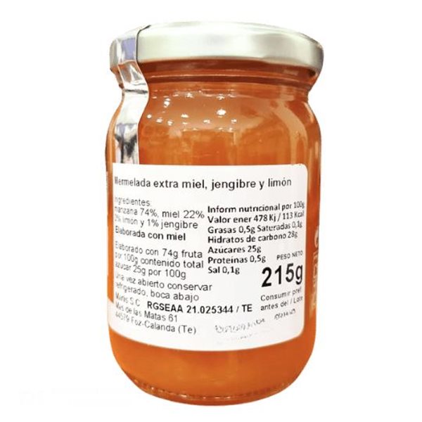 Honey, ginger, and lemon jam-detalle