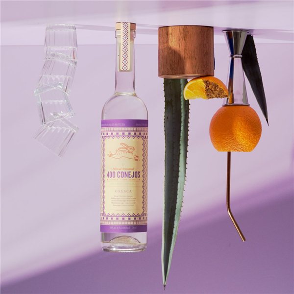 Mezcal 400 Conejos Tobala-detalle
