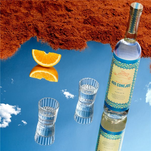 Mezcal Artesanal 400 Conejos Espadín-detalle