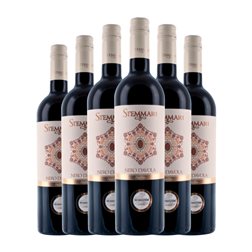 Mezzacorona Stemmari Nero d'Avola Trocken — Seco Sicilia 75 cl Vino Tinto (Caja de 6 unidades)