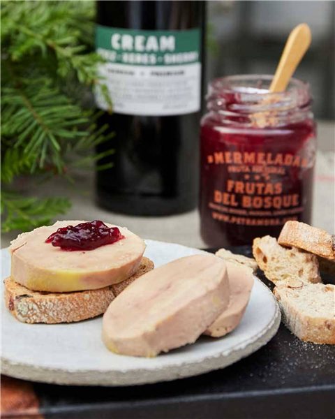 Mi-cuit of duck liver 250 g-trasera