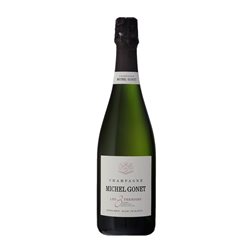 Michel Gonet Les 3 Trois Terroirs Chardonnay Extra Brut Champagne Grand Cru, Blanc de Blancs 75 cl Espumoso Blanco