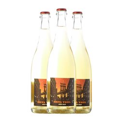 Microbio Nieva York Verdejo Seco 75 cl Espumoso Blanco (Caja de 3 unidades)