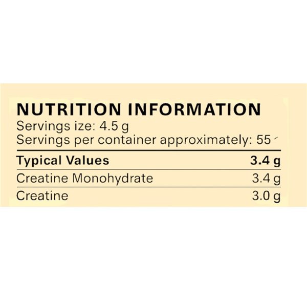 Micronised Creatine Powder 247.5 Gr-detalle