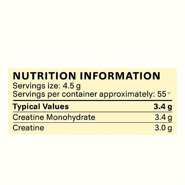 Micronised Creatine Powder 247.5 Gr-lateral